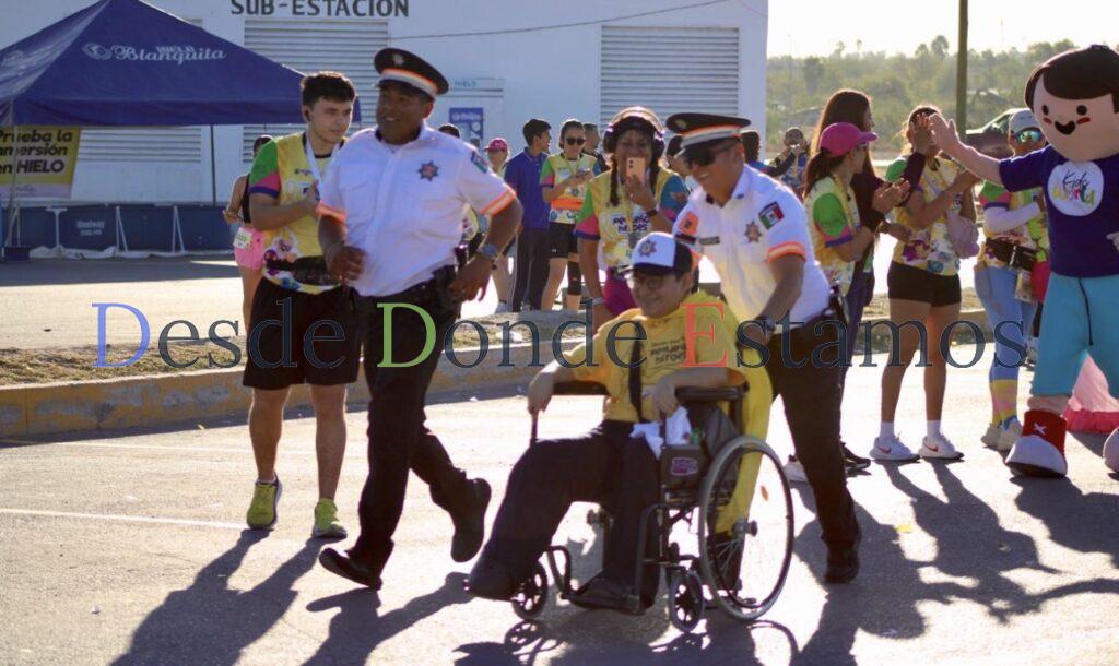 Guardia y Tránsito Estatal conviven con familias reynosenses en Carrera “Pequeños Héroes” 2026