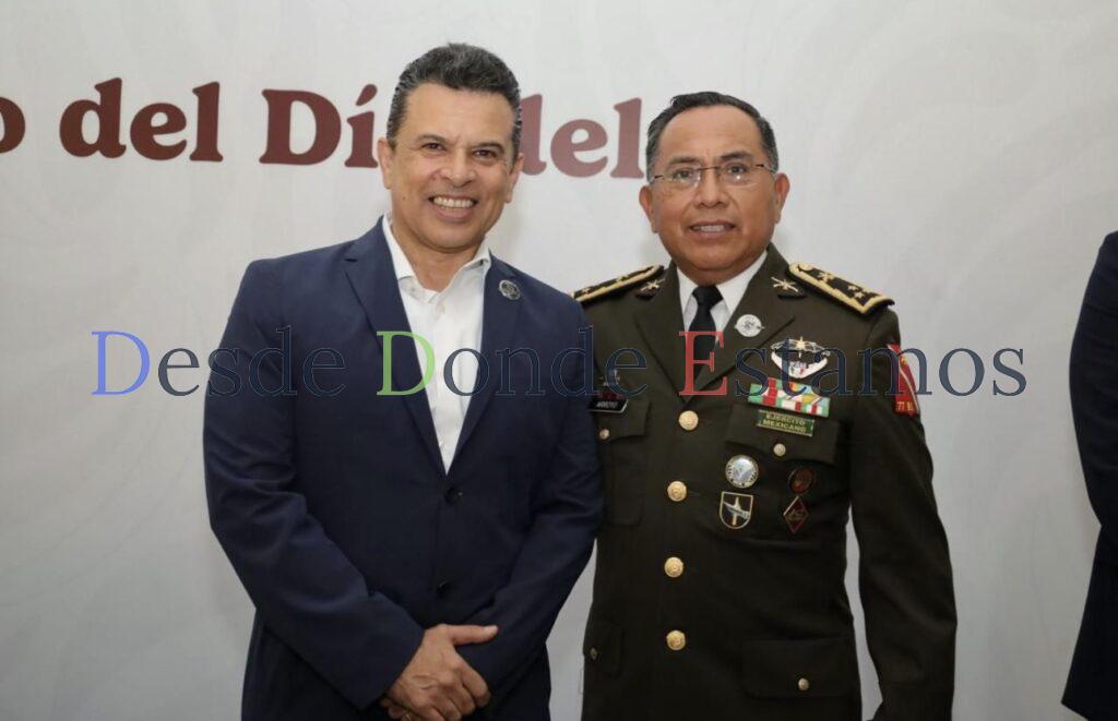Participa alcalde de Victoria en ceremonia de CXIII Aniversario del Ejército Mexicano