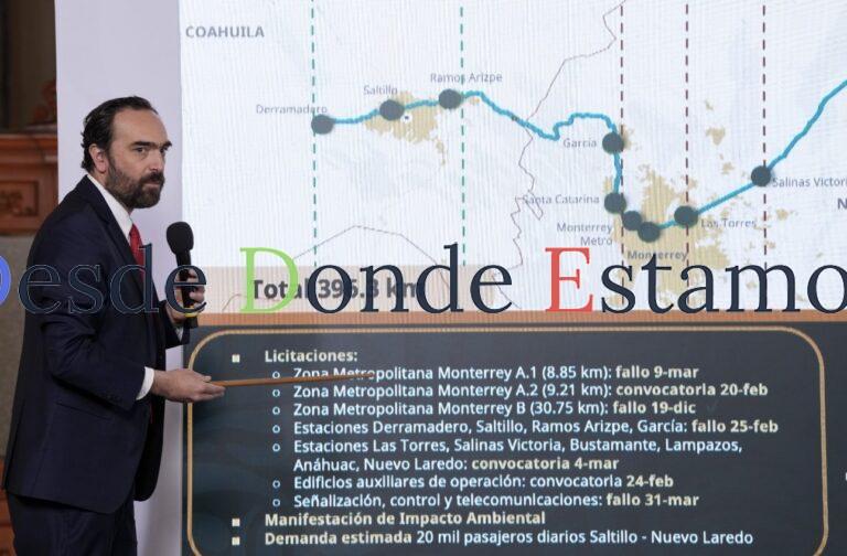 Vamos muy bien en los trenes del norte: Sheinbaum