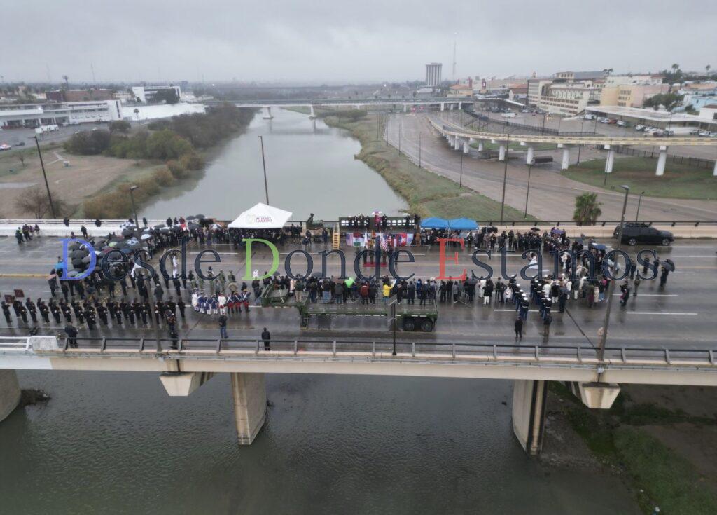 Todo listo para tradicional ceremonia del abrazo internacional