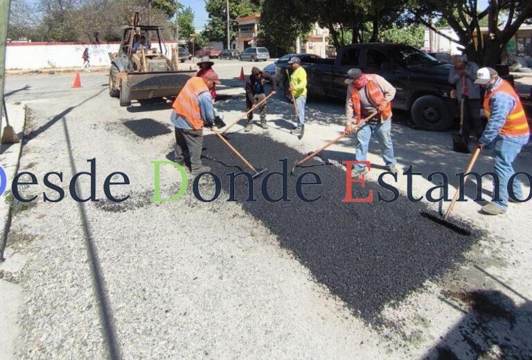 Sigue obras públicas cumpliendo con la rehabilitación de calles