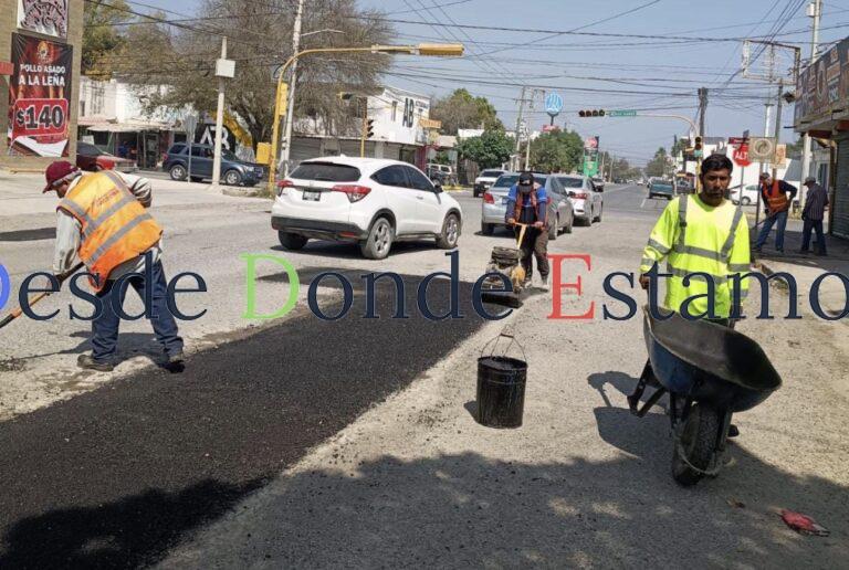 Sigue obras públicas cumpliendo con la rehabilitación de calles