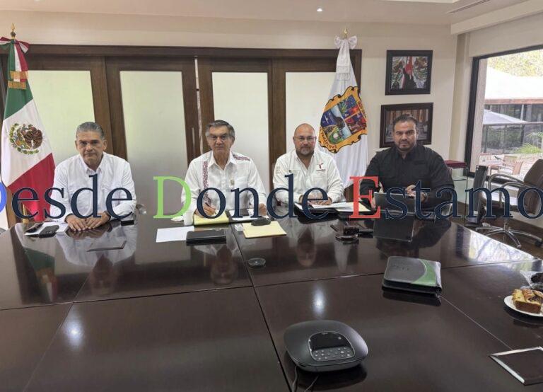 Coordina el gobernador acciones para mantener el orden en el estado