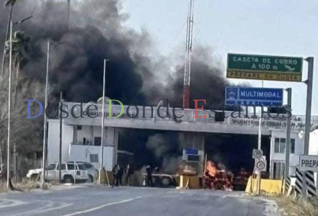 Bloqueos en Tamaulipas en “solidaridad” por detención y muerte de “el mencho”