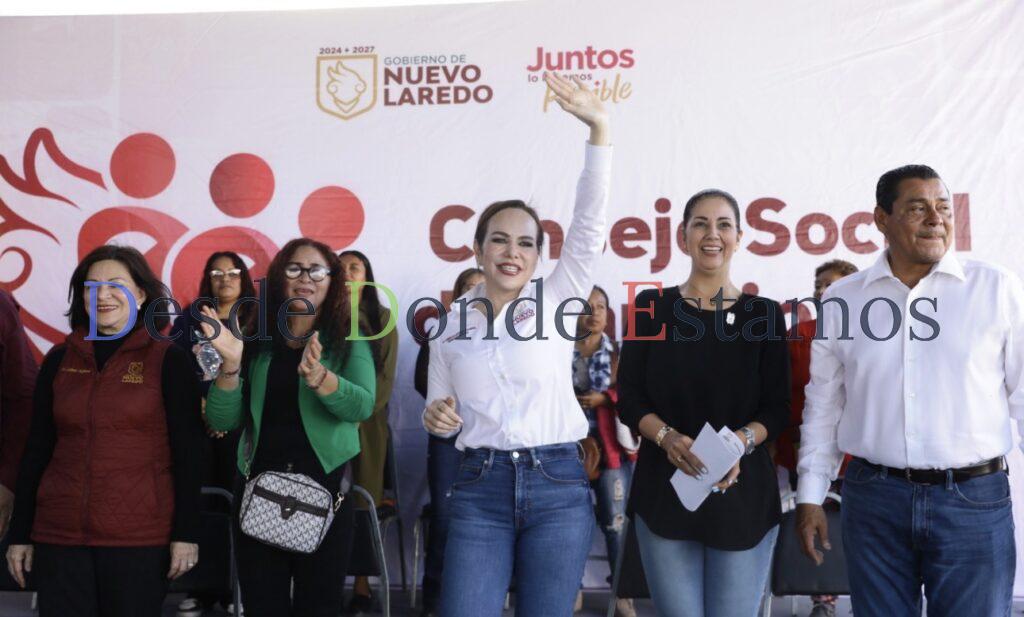 Instalan Consejo Social de Participación en colonias del sur poniente de Nuevo Laredo