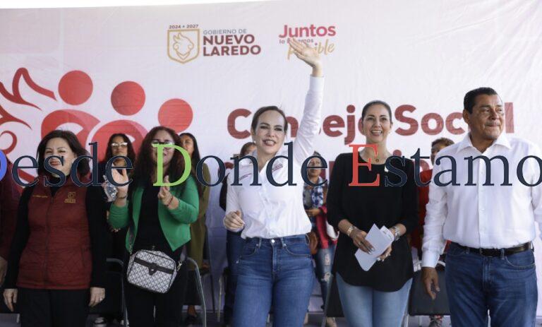 Instalan Consejo Social de Participación en colonias del sur poniente de Nuevo Laredo