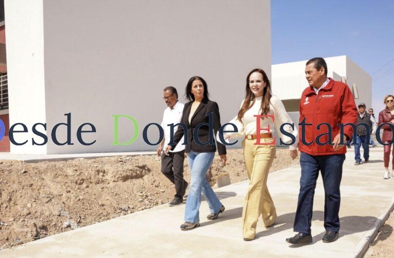 Supervisa Carmen Lilia construcción de nueva escuela en El Progreso