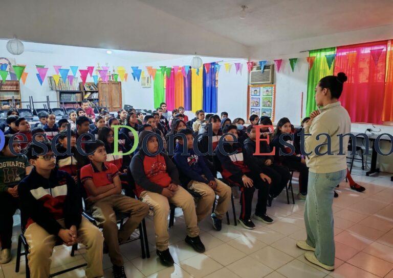 Fortalece Gobierno Municipal educación ambiental con pláticas sobre huertos escolares