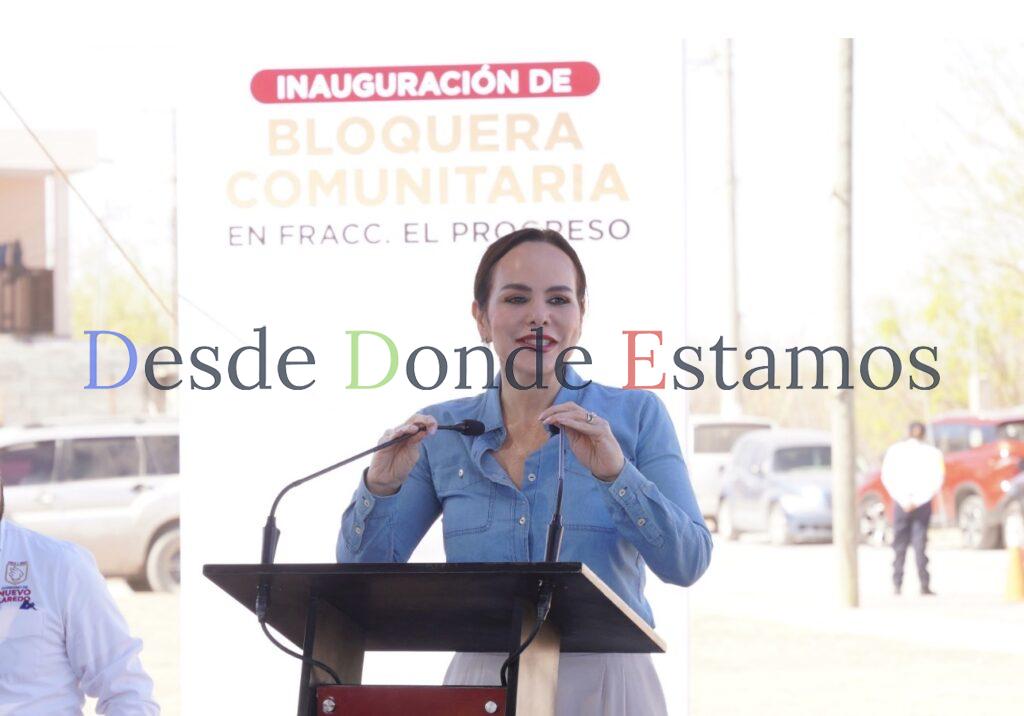 Inaugura Carmen Lilia Bloquera Comunitaria