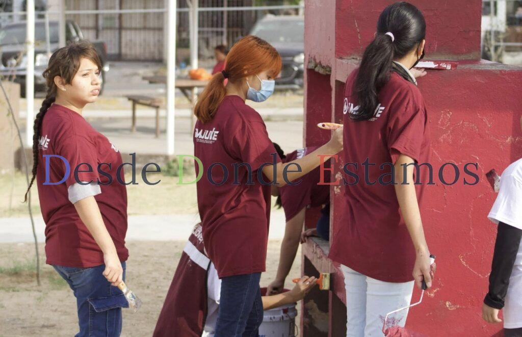 Rehabilita IMJUVE Parque Las Palapas