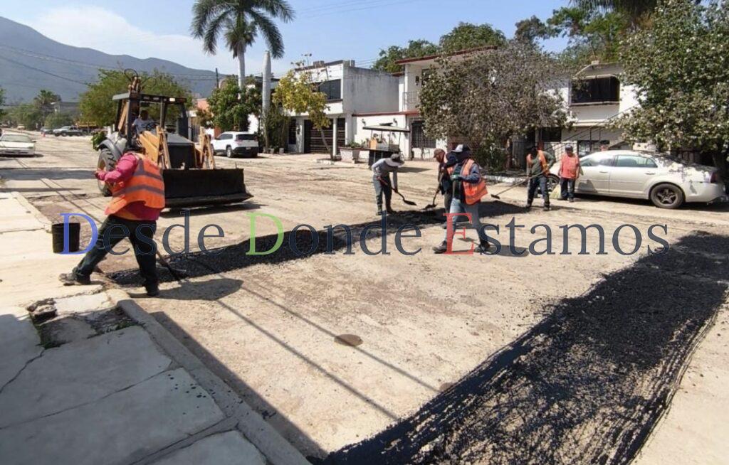 Lleva Municipio programa de bacheo a toda la ciudad