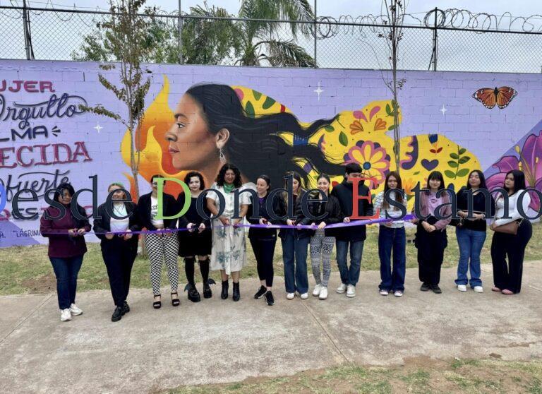 Develan mural conmemorativo por el Día Internacional de la Mujer en Nuevo Laredo