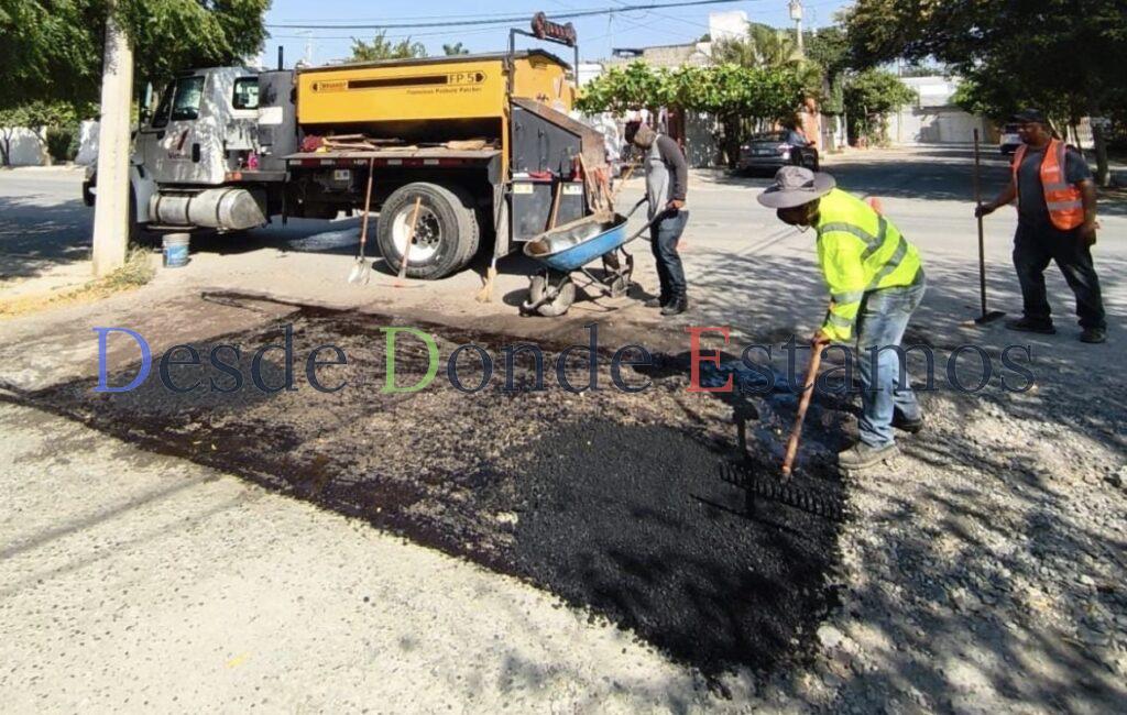 Lleva Municipio programa de bacheo a toda la ciudad