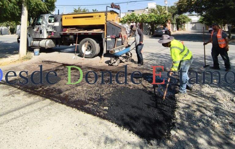 Lleva Municipio programa de bacheo a toda la ciudad