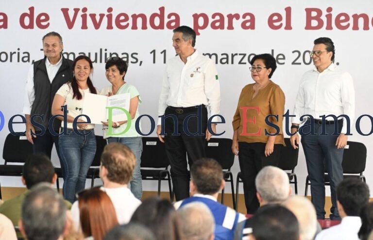 Agradece Lalo Gattás a presidenta Sheinbaum impulso a la vivienda en Victoria