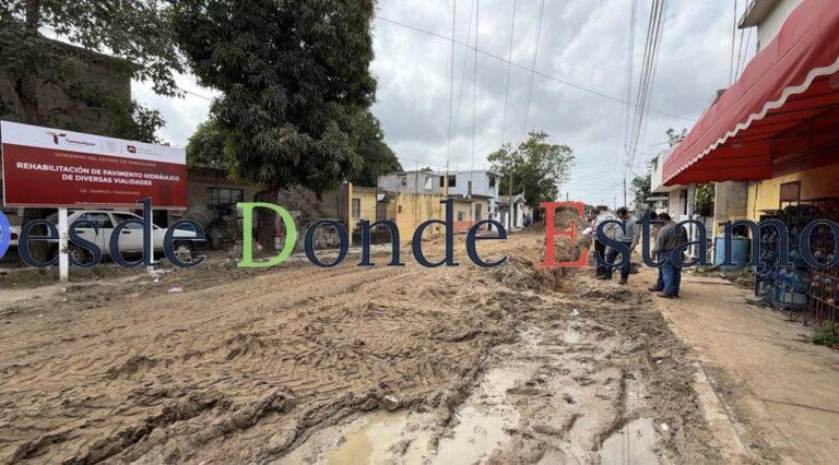 Desarrollan obras viales a través del programa Lazos del Bienestar
