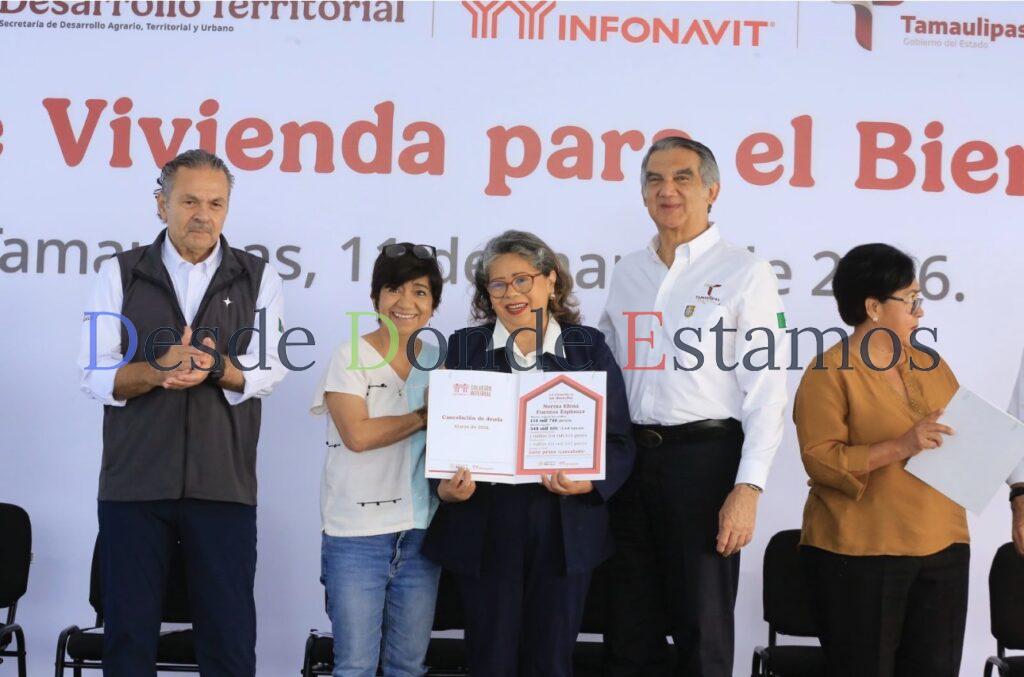 Claudia Sheinbaum encabeza entrega de viviendas en Tamaulipas