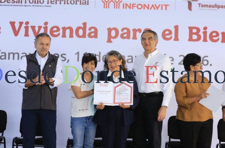 Claudia Sheinbaum encabeza entrega de viviendas en Tamaulipas