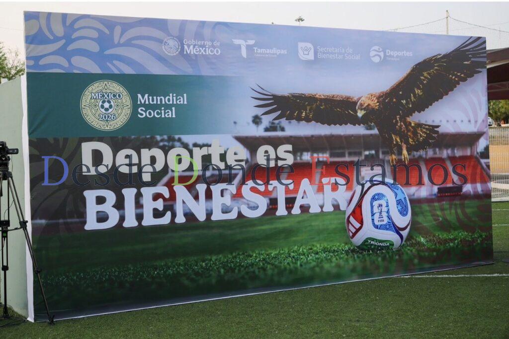 Mundial Social deja 26 canchas de futbol en Tamaulipas