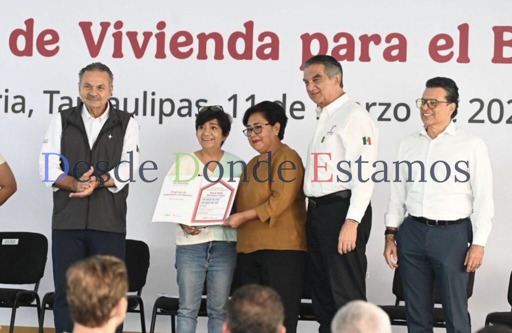 Agradece Lalo Gattás a presidenta Sheinbaum impulso a la vivienda en Victoria