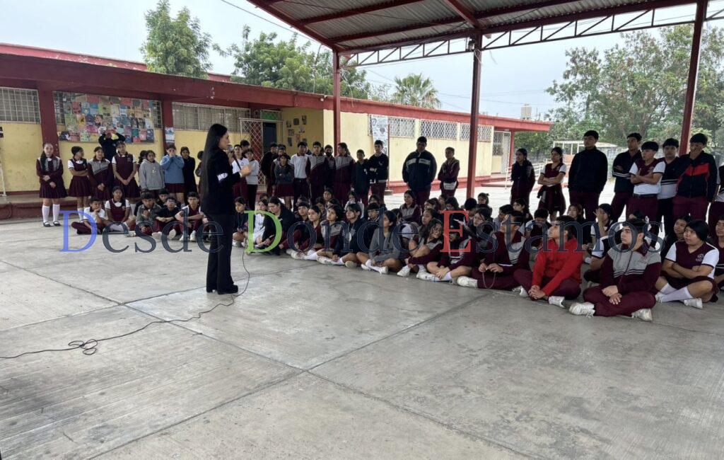 Impulsan Municipio e instituciones de seguridad educación libre de violencia