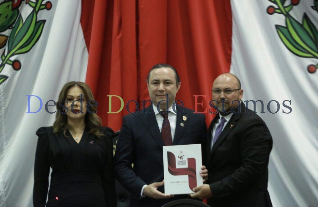 Recibe Congreso de Tamaulipas Cuarto Informe del gobernador Américo Villarreal