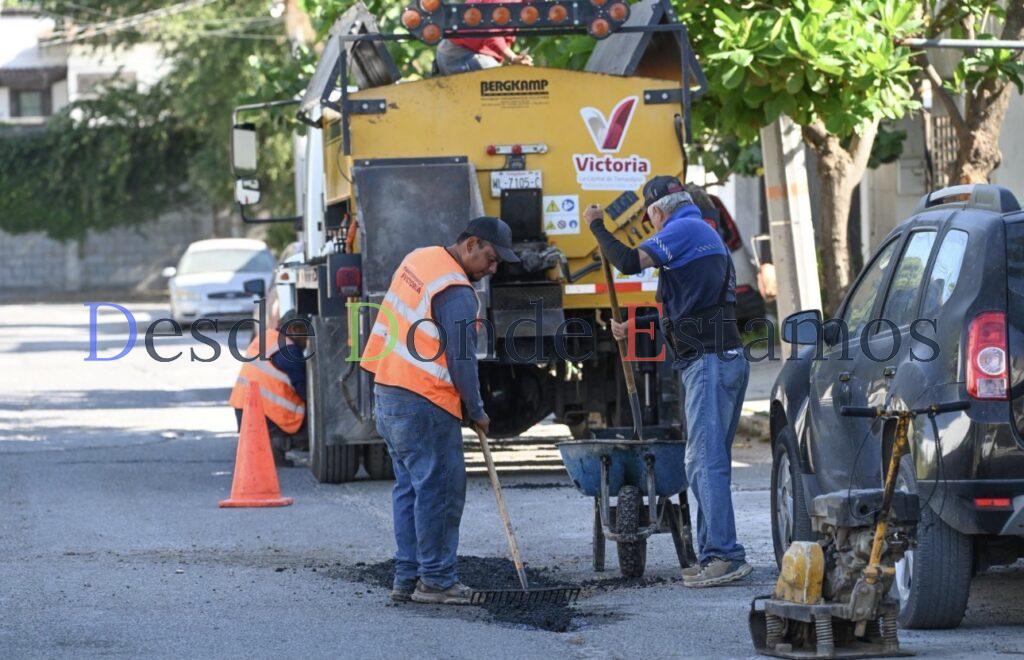 Mejoramiento de calles y avenidas en Victoria no se detiene