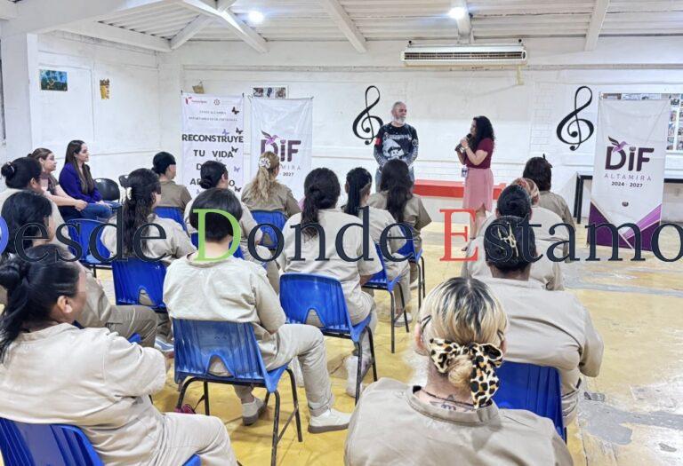 Reciben mujeres privadas de la libertad conferencia “Reconstruye tu vida desde adentro”