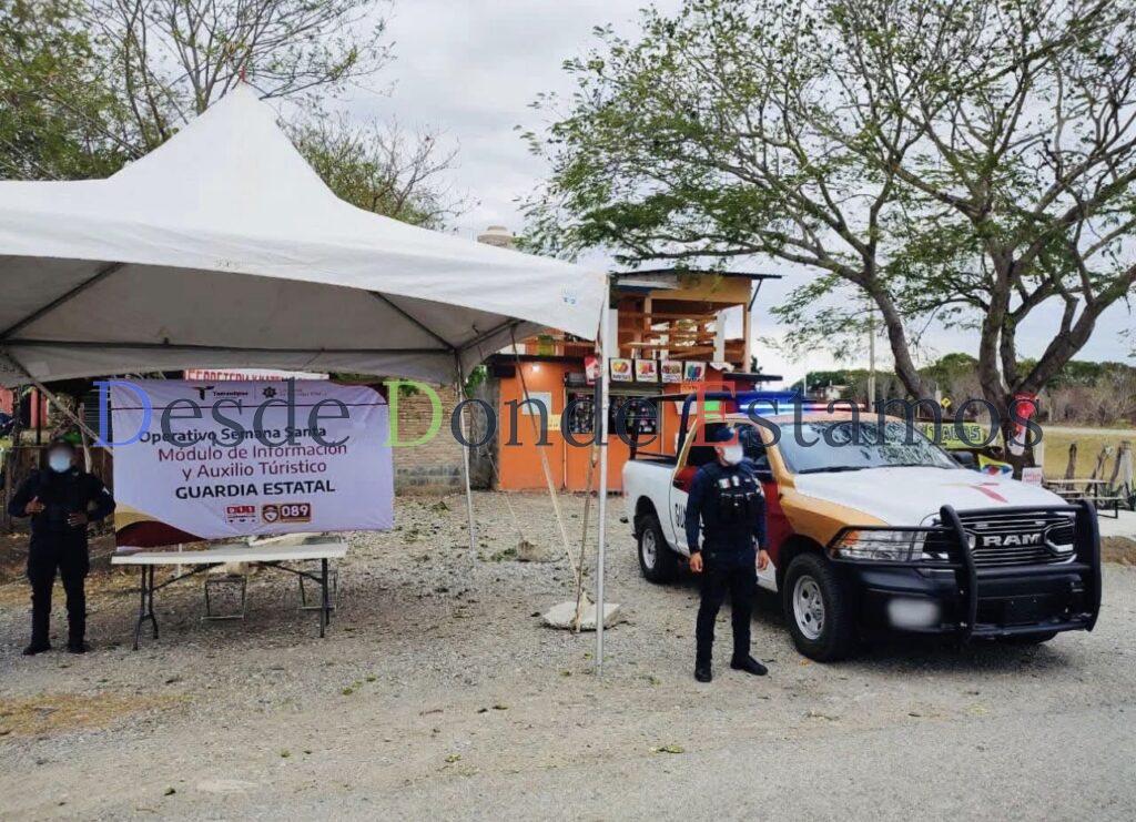 Refuerza vigilancia Guardia Estatal en sitios turísticos y carreteras de Tamaulipas