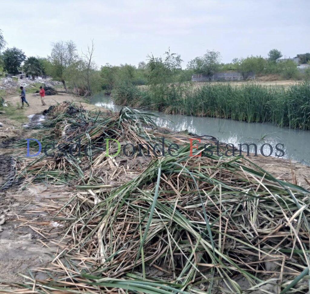 Limpian residuos en arroyos de Nuevo Laredo