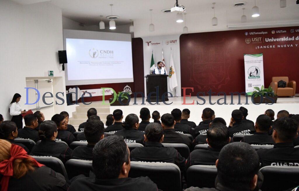 Recibe Guardia Estatal capacitación intensiva en derechos humanos