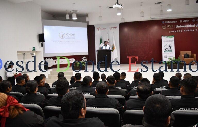 Recibe Guardia Estatal capacitación intensiva en derechos humanos