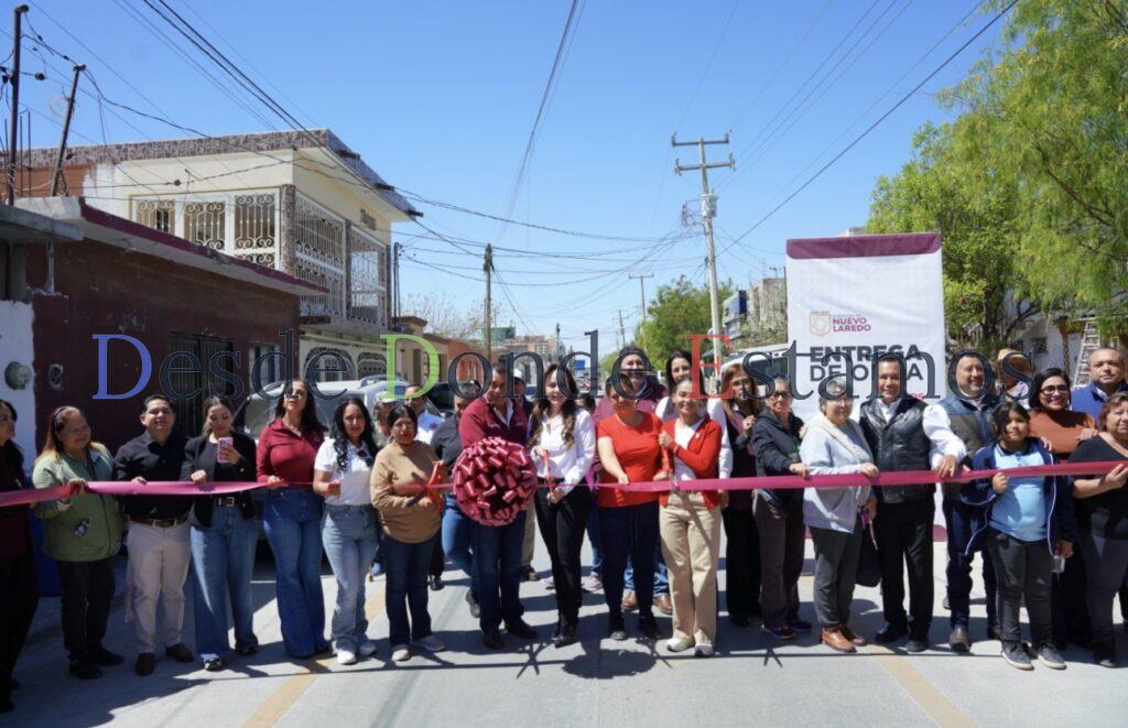 Mejora vialidad en Nuevo Laredo con entrega de obras de repavimentación