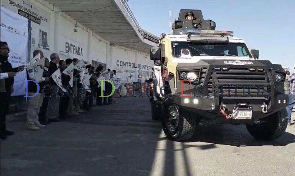 Dan banderazo a operativo “Heroínas y Héroes Paisanos” en Nuevo Laredo