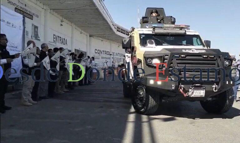 Dan banderazo a operativo “Heroínas y Héroes Paisanos” en Nuevo Laredo