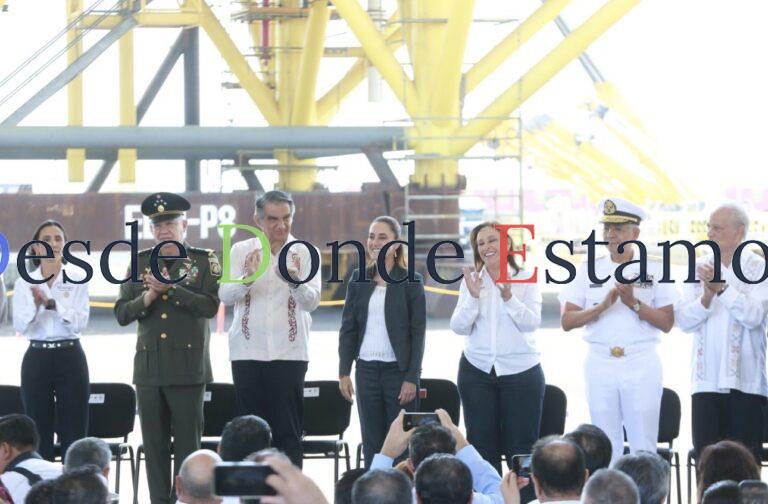 Acompaña Américo a Claudia Sheinbaum en conmemoración de la Expropiación Petrolera