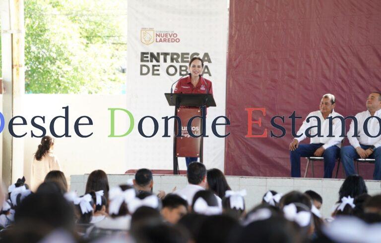 Transforma Carmen Lilia primaria, construye nuevas aulas