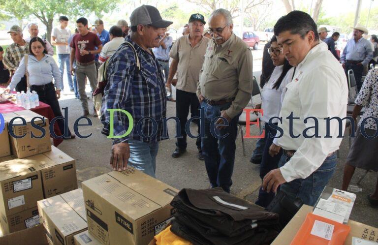 Entregan apoyos para fortalecer el sector forestal en Tamaulipas