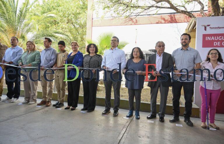 Entrega Lalo Gattás obra 157 de infraestructura hidráulica en escuelas