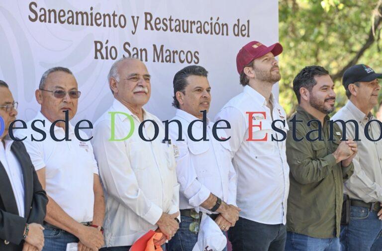 En el río San Marcos conmemoran el Día Mundial del Agua