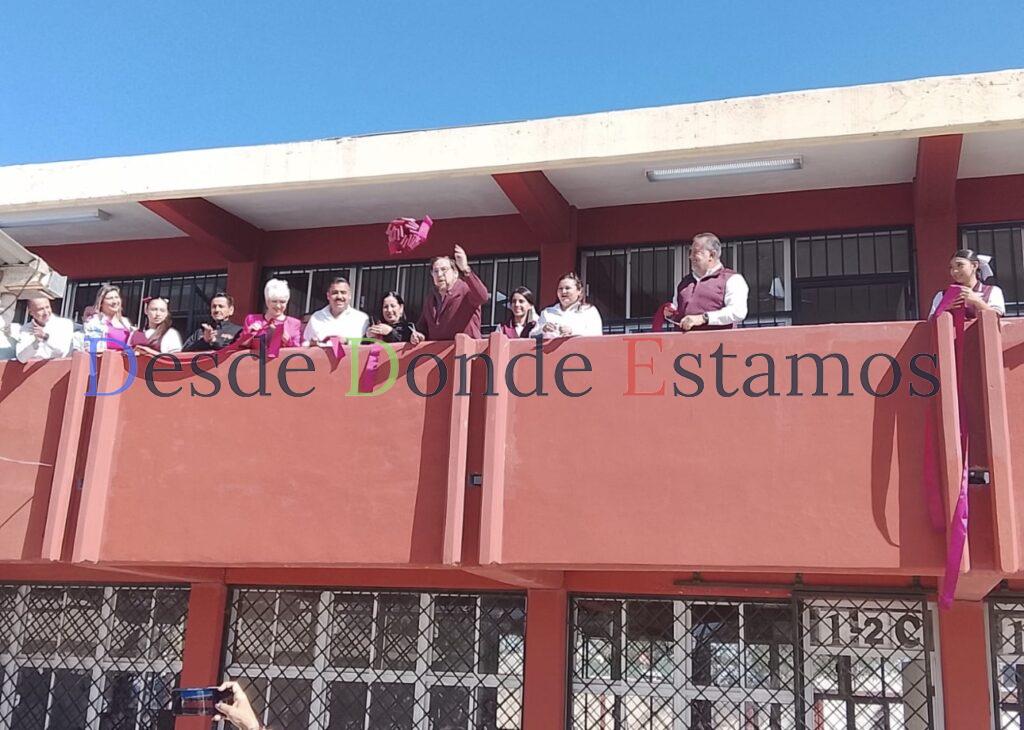 Entregan obras y mobiliario en la Secundaria Técnica No. 98 de Matamoros