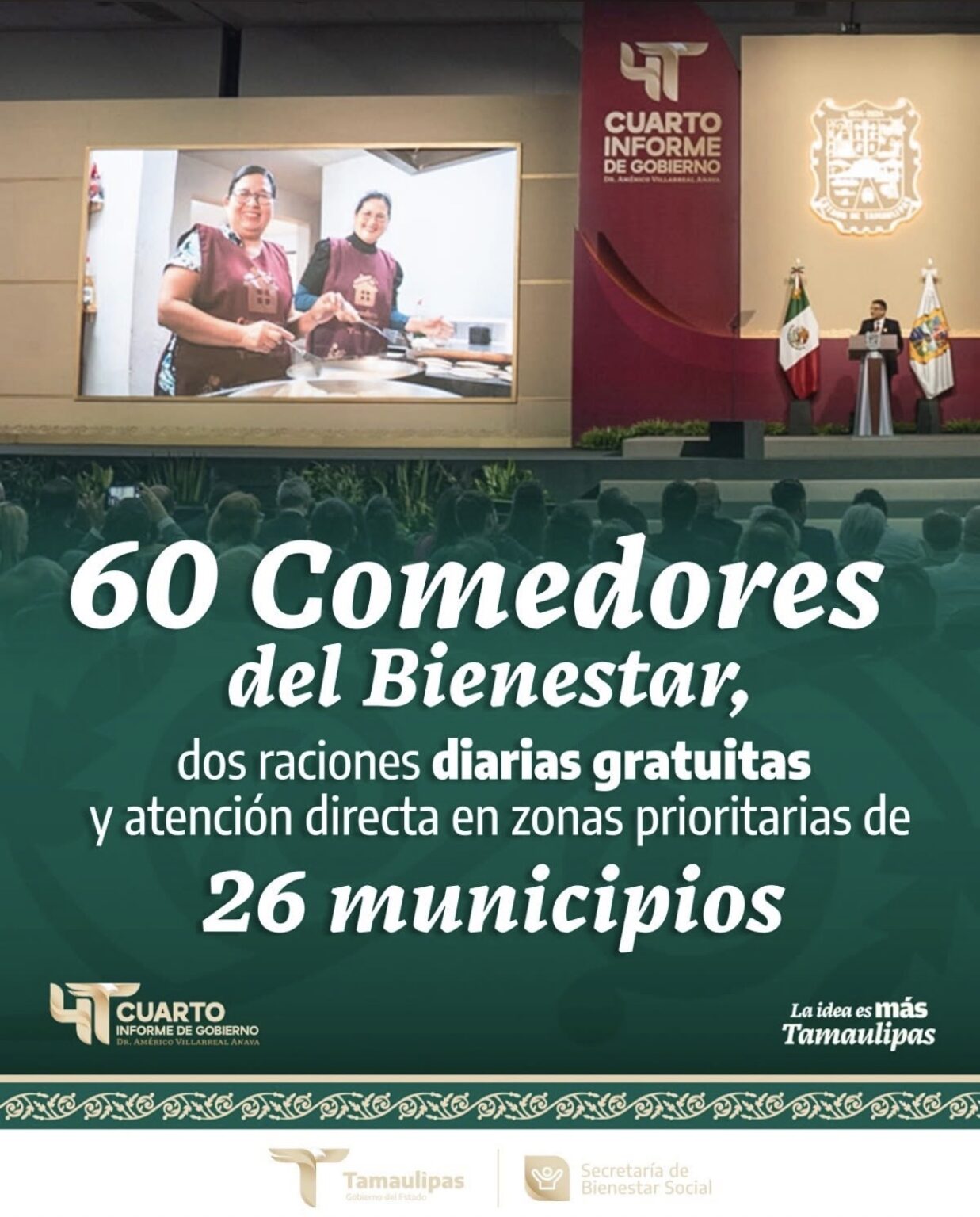 4 Informe: En Tamaulipas, el Bienestar llega donde más se necesita