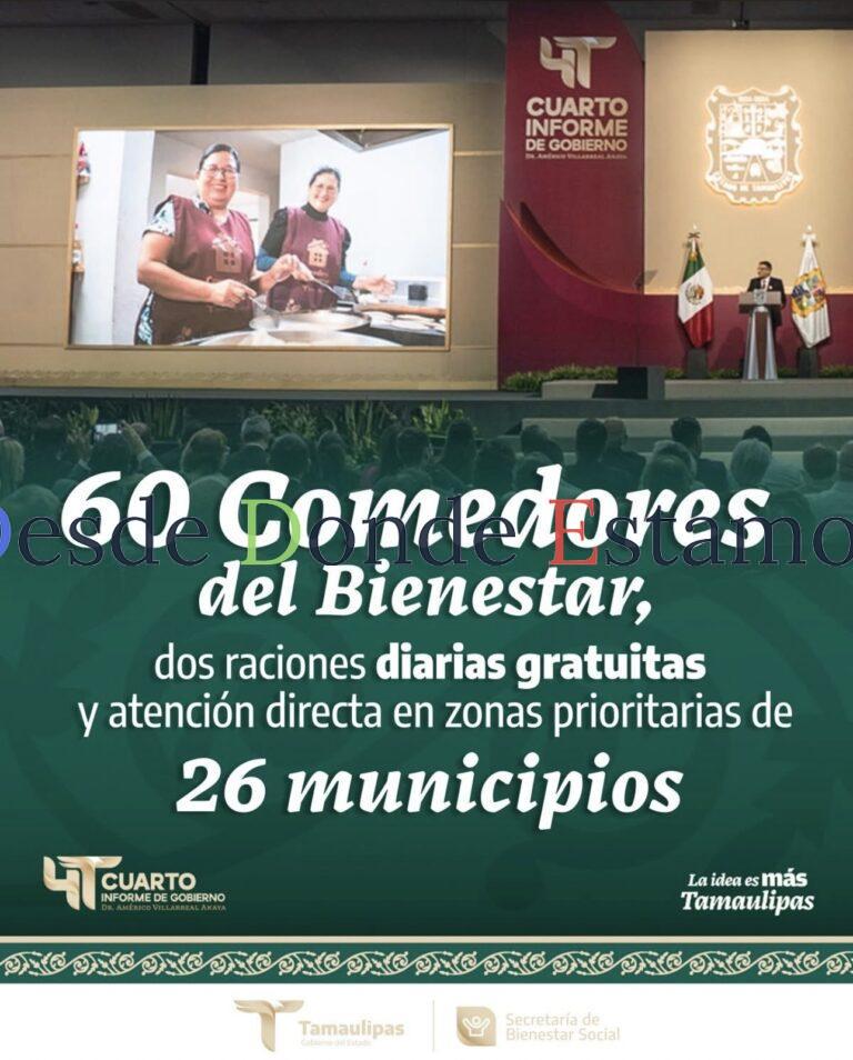 4 Informe: En Tamaulipas, el Bienestar llega donde más se necesita