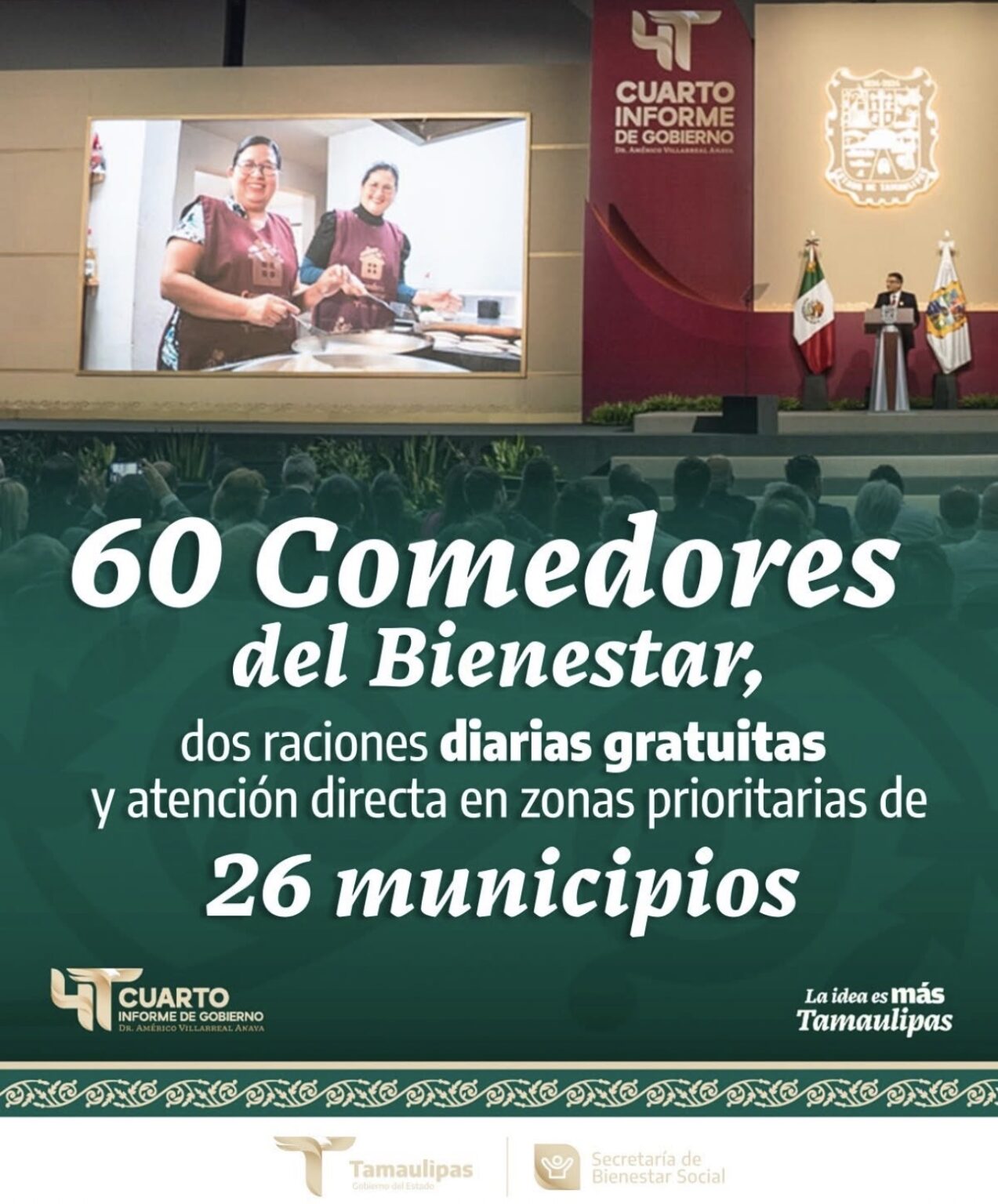 IV Informe: En Tamaulipas, el Bienestar llega donde más se necesita