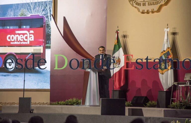 Impulsa Américo Villarreal transporte tipo BRT