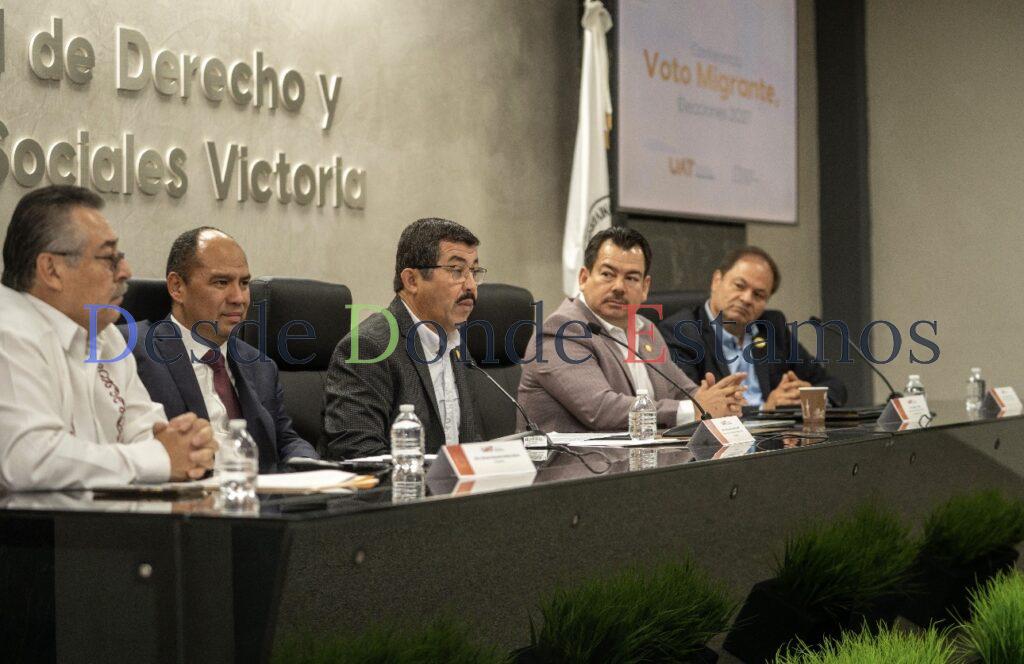 Exponen en la UAT conferencia “Voto Migrante, Elecciones 2027”