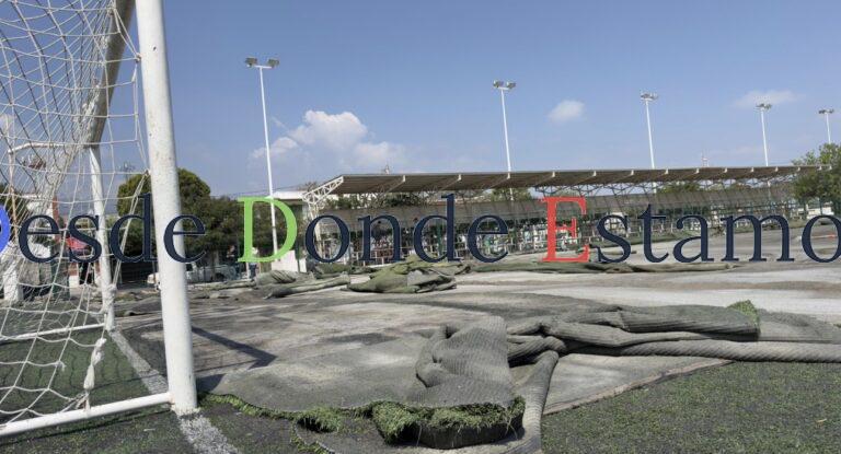 Inicia la rehabilitación de la cancha Enrique Borja de Ciudad Victoria