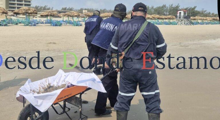 Amenazan residuos de hidrocarburo con llegar a costas de Tamaulipas