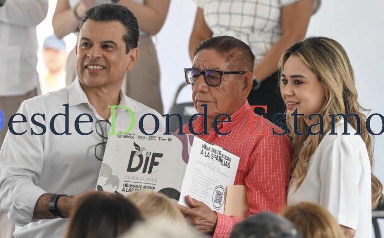 Entregan Lucy y Lalo 3 mil insumos alimentarios