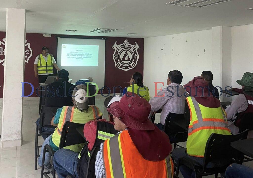 Capacitan en Nuevo Laredo a personal de Pritección Civil